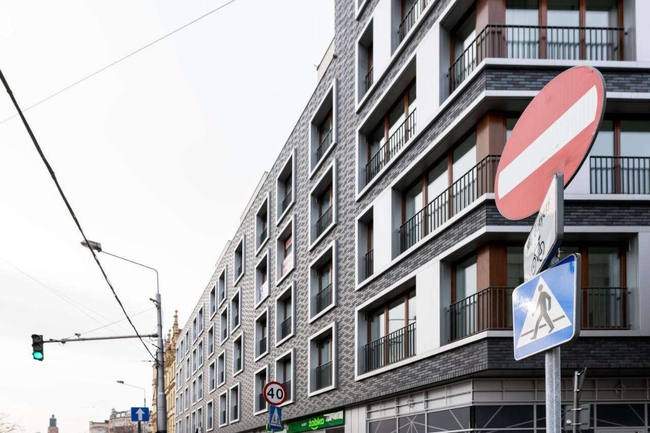 Ferienwohnung Apartwro - Apartament Przy Wyspie Slodowej, Garaz, Projektor, Rowery Breslau Exterior foto